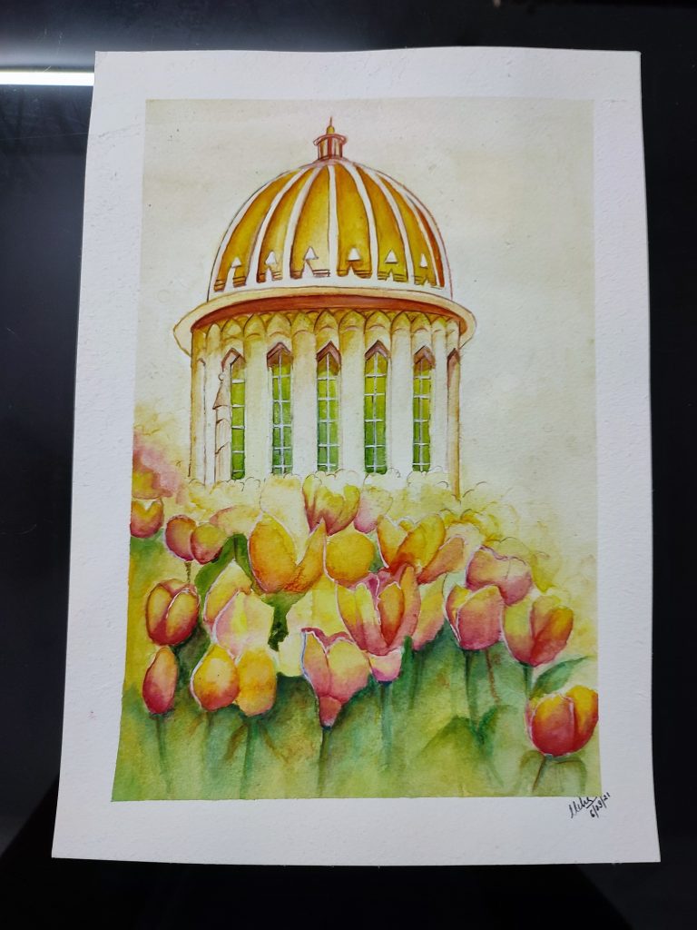 Paintings of the Holy Shrines by an artist from Lucknow