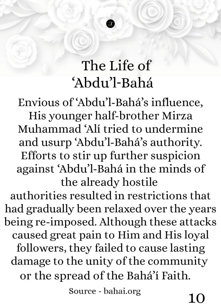 Digital Posts about Life and Teachings of  ‘Abdu’l-Bahá'