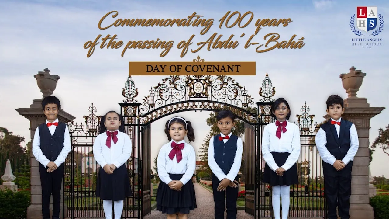 Students of a Baha’i inspired school commemorate the Centenary of the Ascension of ‘Abdu’l-Bahá