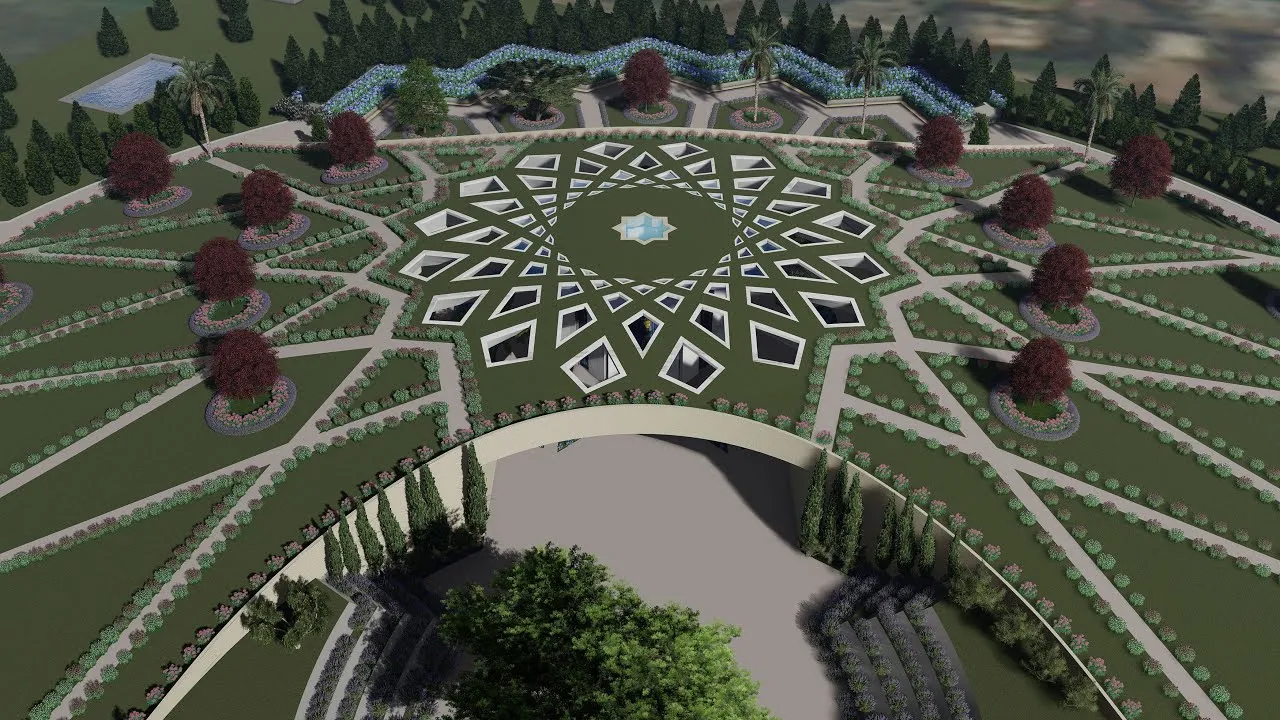 Dynamic Design inspired by the Shrine of ‘Abdu’l-Bahá